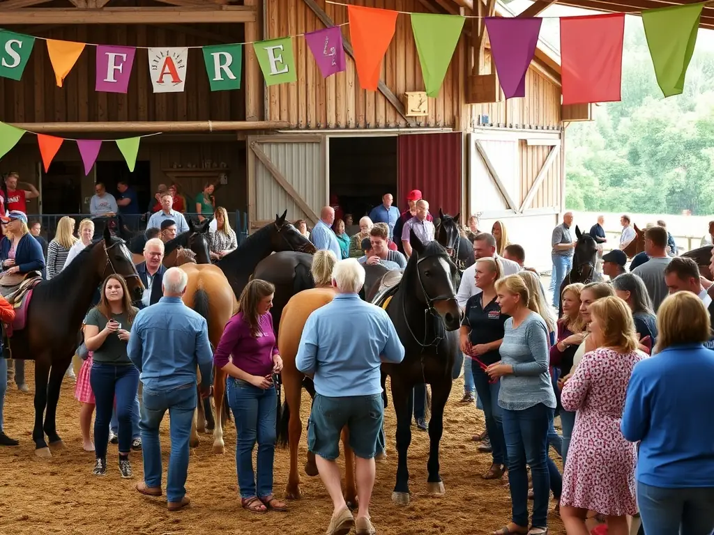 A dynamic shot of a polo club with players and spectators, highlighting the rotating host club system. The image conveys the excitement and community spirit of the league.